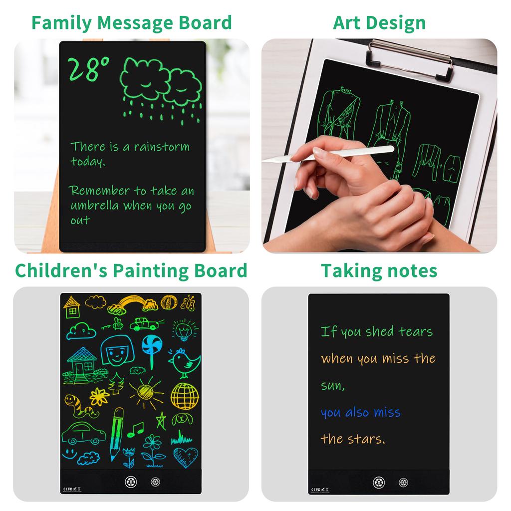 6.5 inch LCD Writing & Drawing Tab Multicolor For Kids