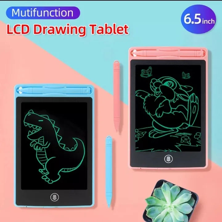 6.5 inch LCD Writing & Drawing Tab Multicolor For Kids
