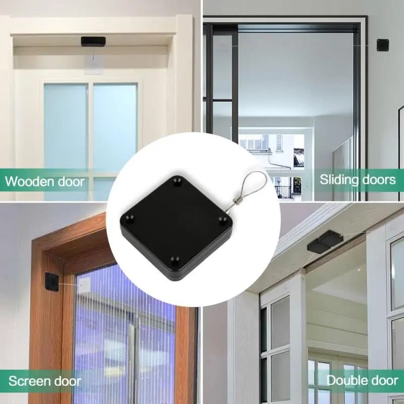 Punch Free Automatic Sensor Door Closer, Automatically Close For All Doors