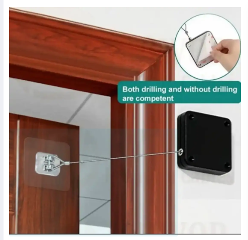 Punch Free Automatic Sensor Door Closer, Automatically Close For All Doors