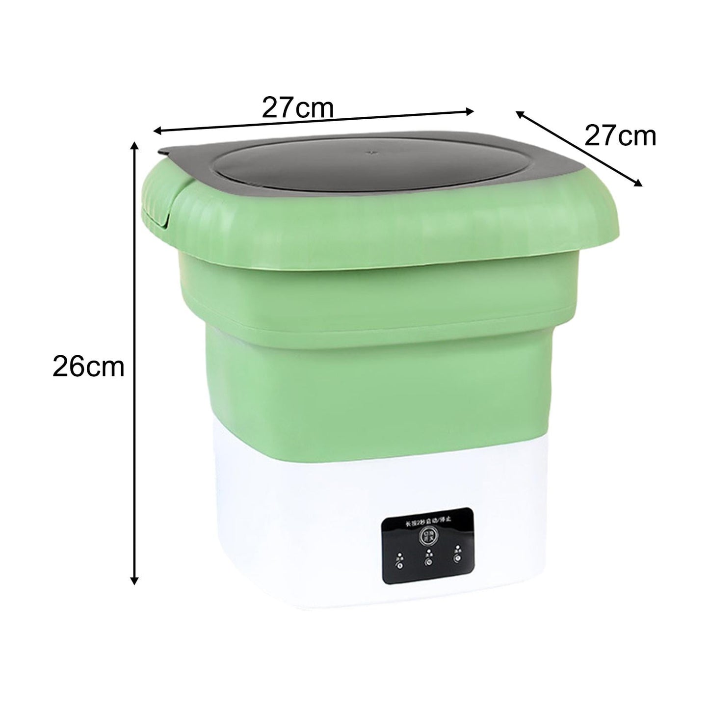 Portable Washing Machine 9L Capacity Small Washer Deep Cleaning Washer for Household Laundry Ties etc