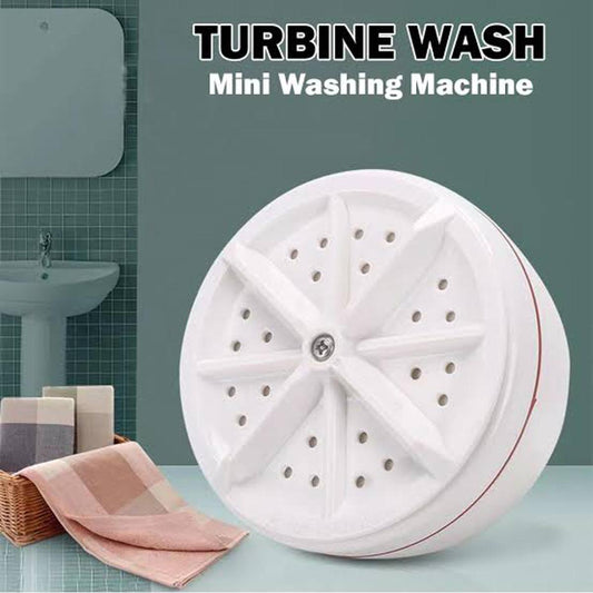 Mini Washing Machine Ultrasonic Turbine Washing Machine Portable Turbo Washer