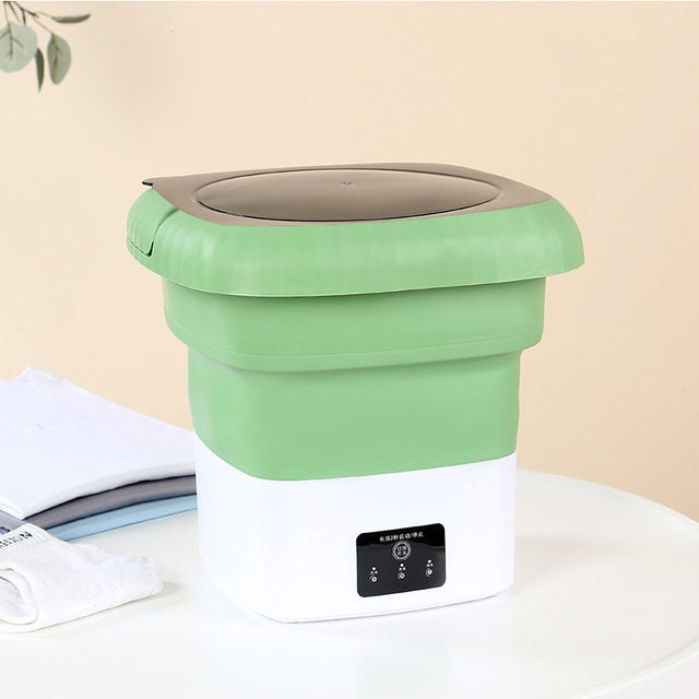 Portable Washing Machine 9L Capacity Small Washer Deep Cleaning Washer for Household Laundry Ties etc