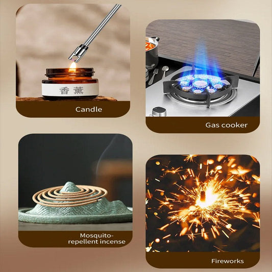 USB Rechargeable Electric Arc Lighter – Windproof & Flameless
