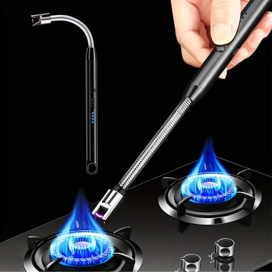 USB Rechargeable Electric Arc Lighter – Windproof & Flameless